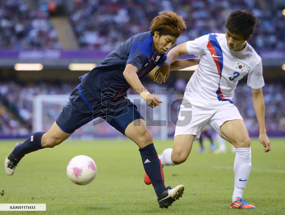 No medal for Japan men's soccer team after losing to S. Korea