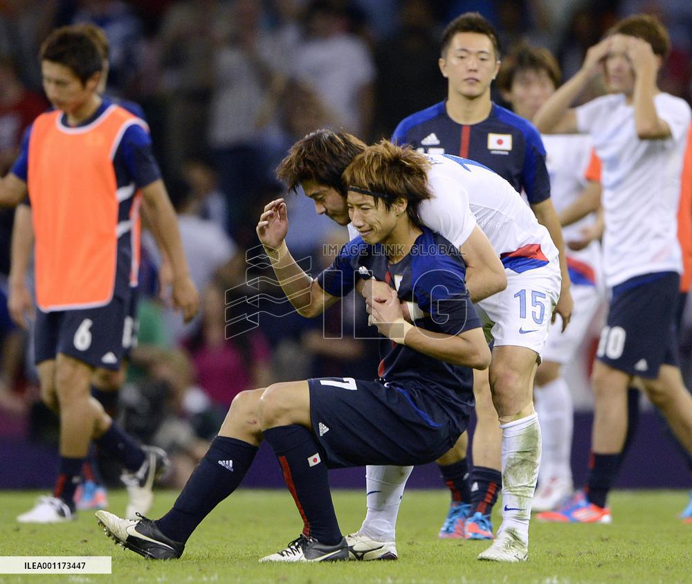 No medal for Japan men's soccer team after losing to S. Korea