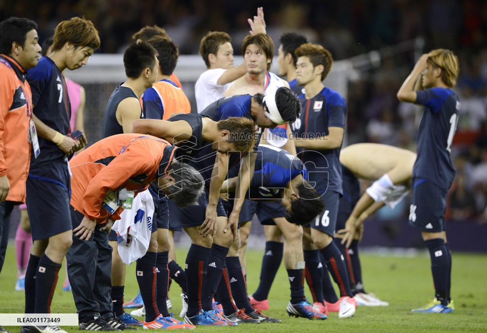 No medal for Japan men's soccer team after losing to S. Korea