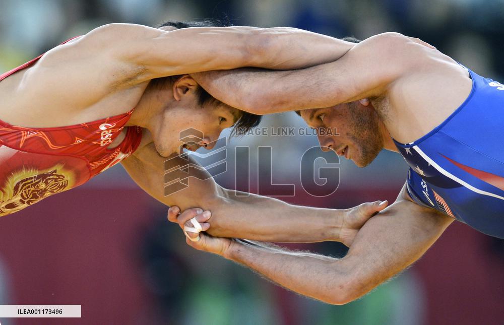 Yumoto loses bronze medal match in men's freestyle wrestling