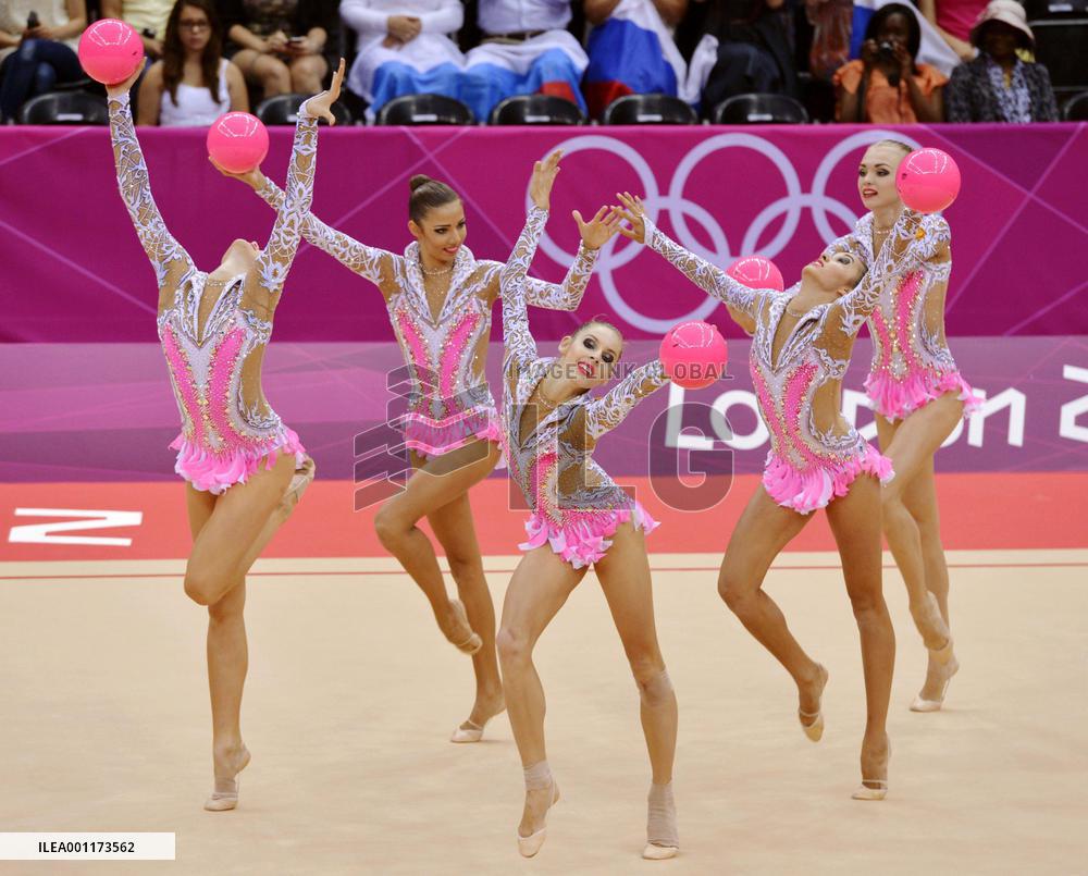 Russia gold in rhythmic gymnastics team final