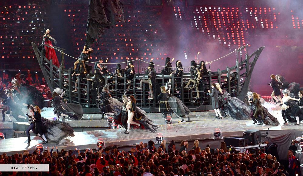 London Olympics closing ceremony