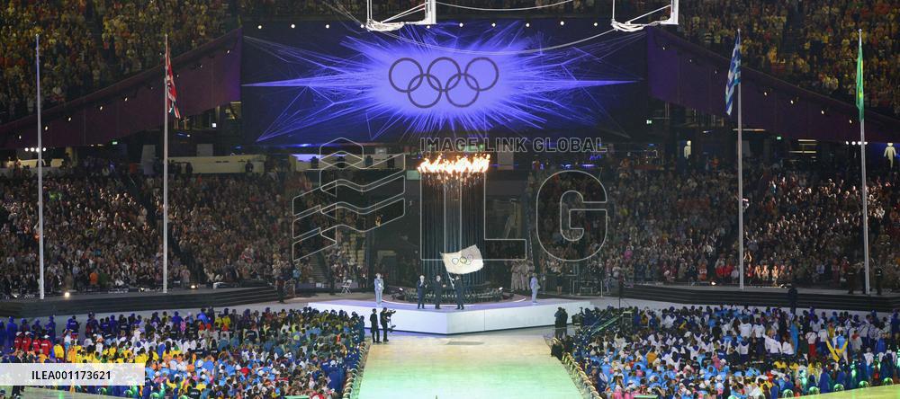 London Olympics closing ceremony
