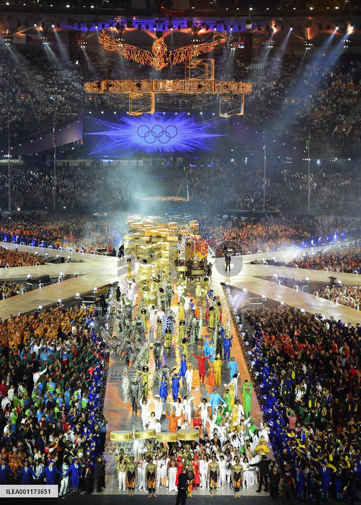 London Olympics closing ceremony