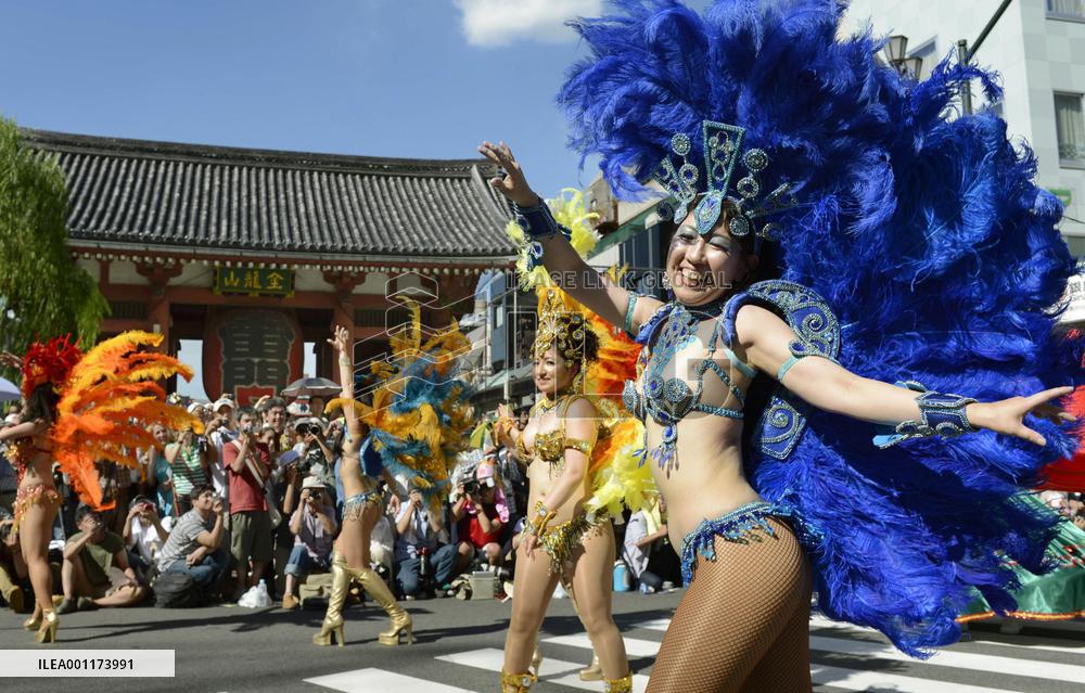 Samba carnival in Asakusa