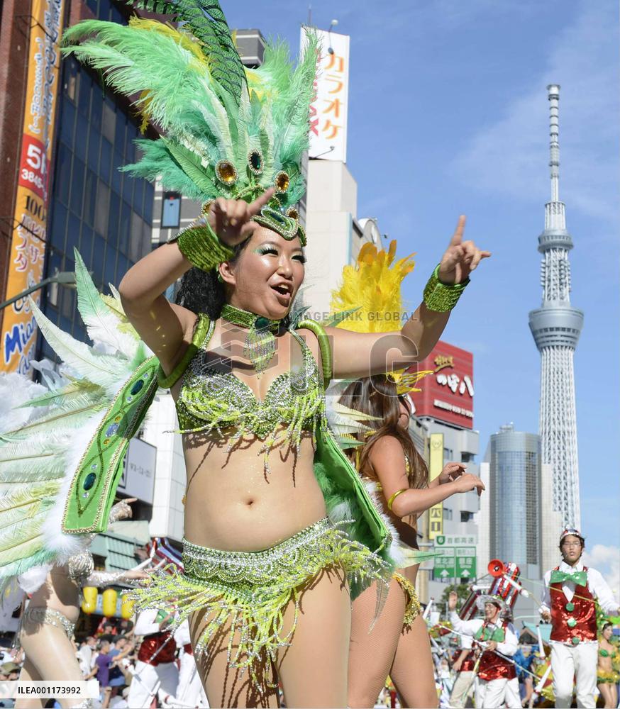 Samba carnival in Asakusa
