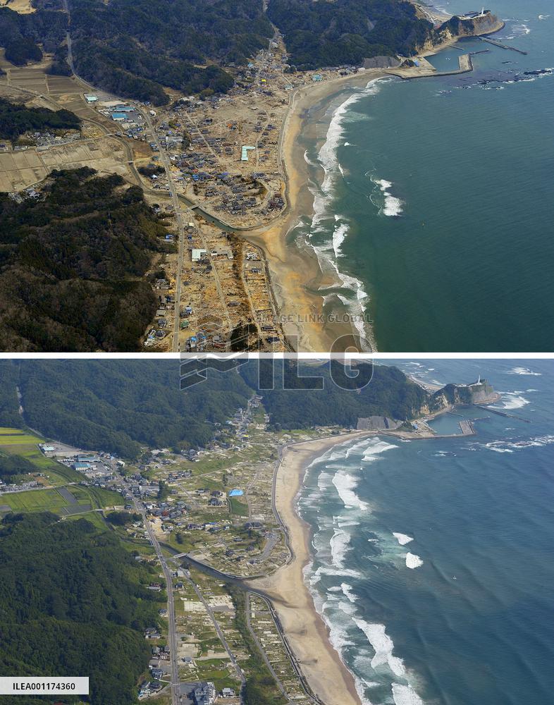 1 and a half years after quake