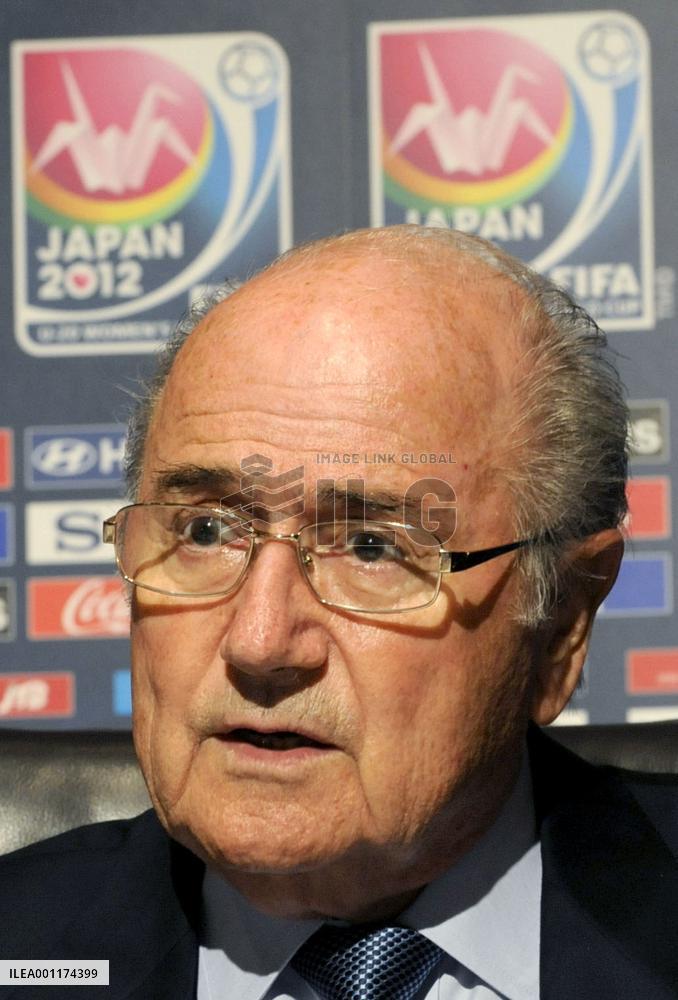 FIFA President Blatter in Japan