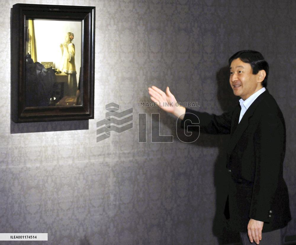 Crown prince at European art exhibition