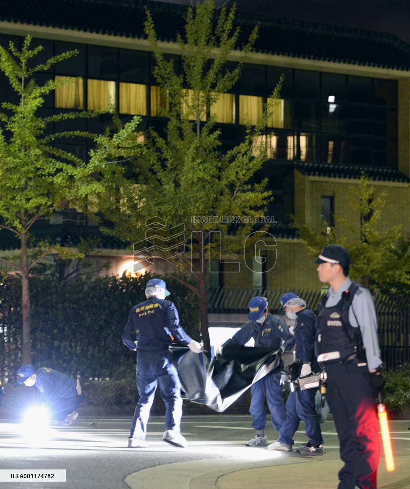 Man throws smoke bombs into Chinese consulate general in Fukuoka