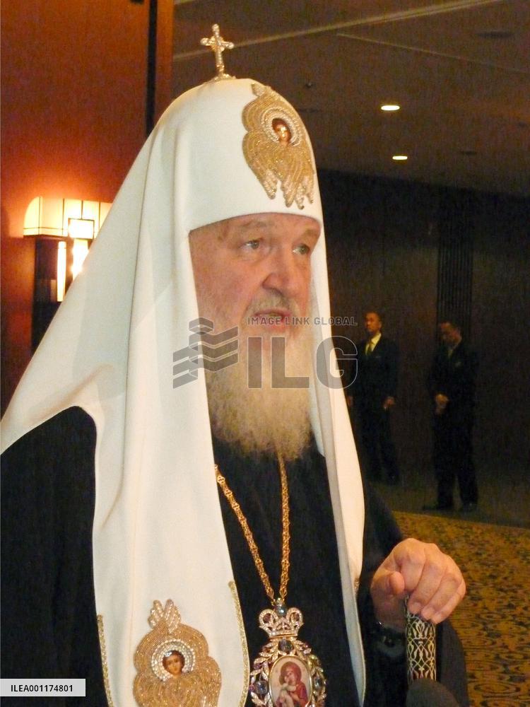 Russian Orthodox Patriarch Kirill in Japan