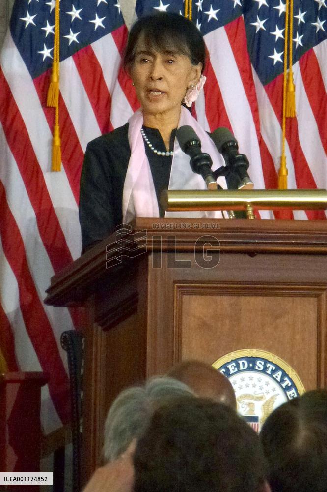 Suu Kyi in U.S.