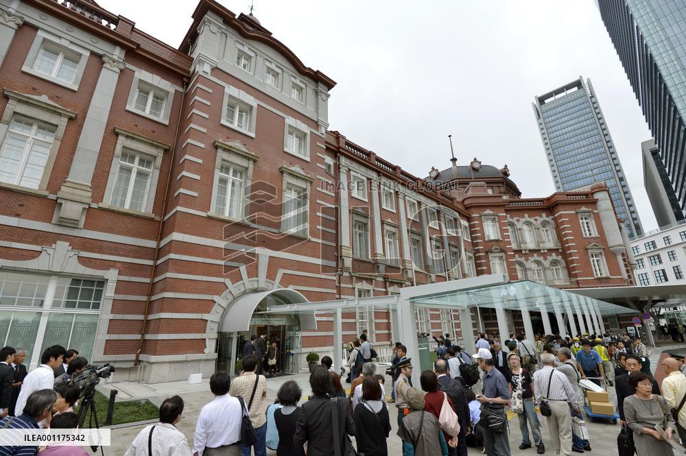 Tokyo Station Hotel reopens