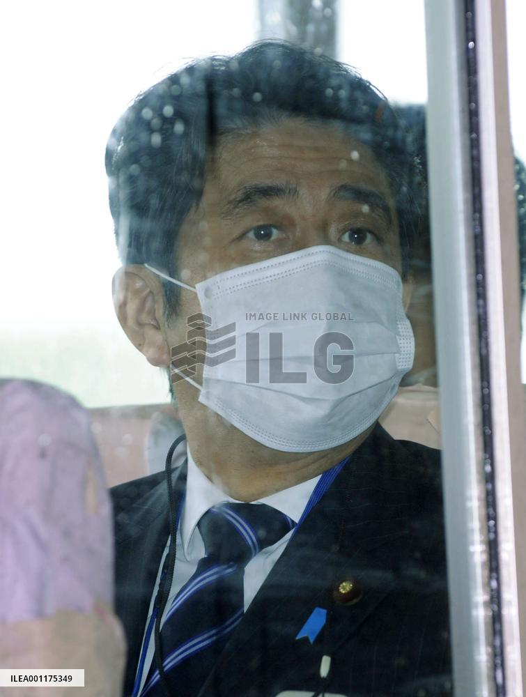 Japan opposition leader in Fukushima