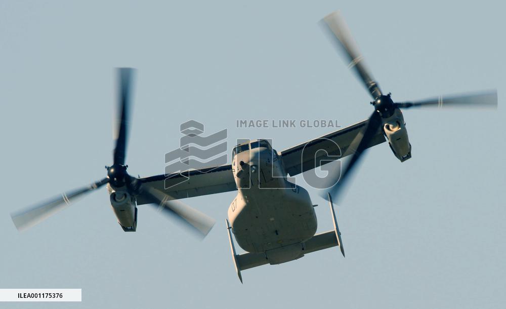 U.S. Marines begin operating Osprey aircraft in Okinawa