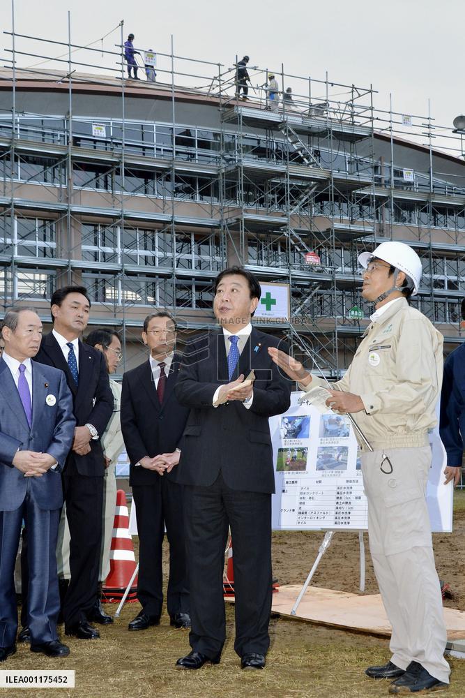 Noda visits Fukushima