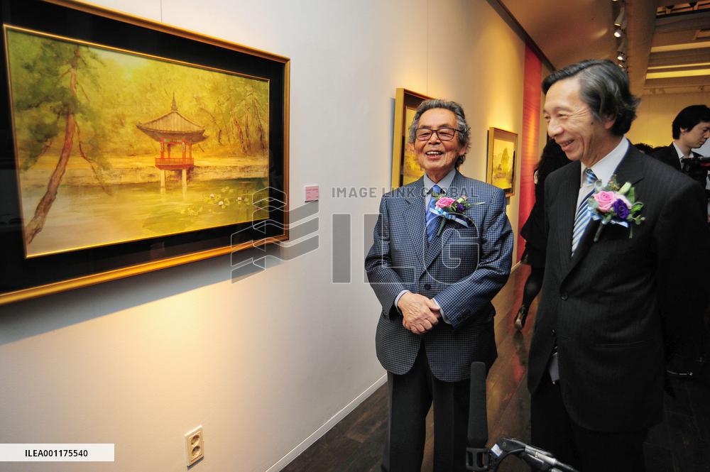 Japanese painter Oka's exhibition in Seoul