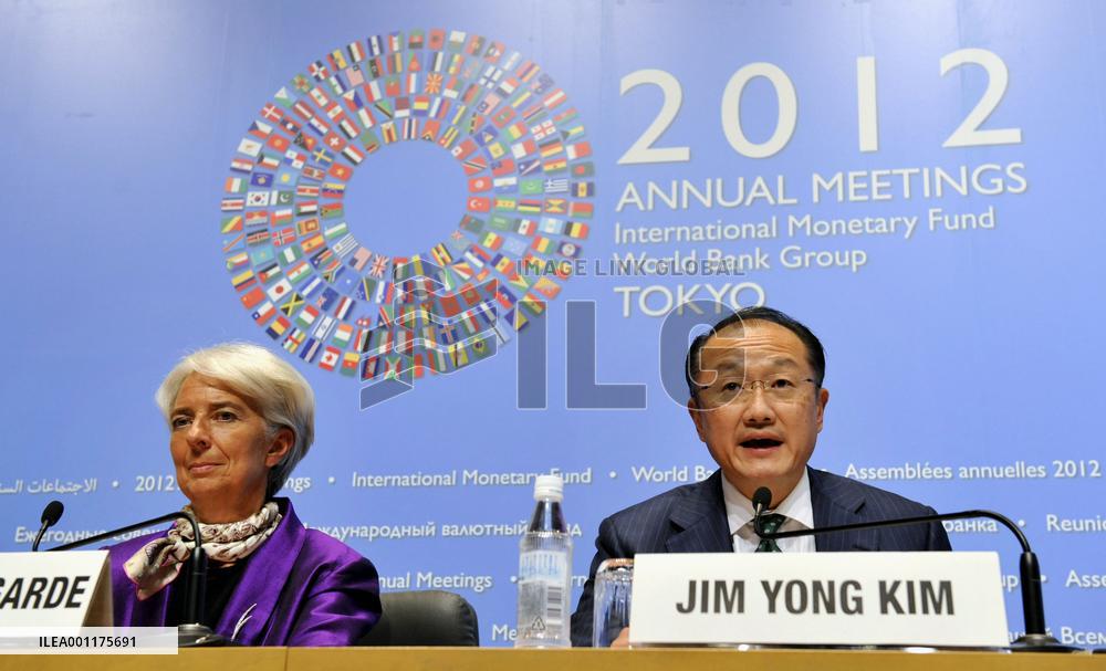 IMF chief Lagarde, WB head Kim