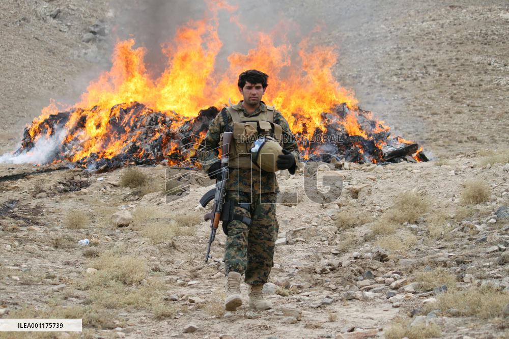 Measure against drugs in Afghanistan