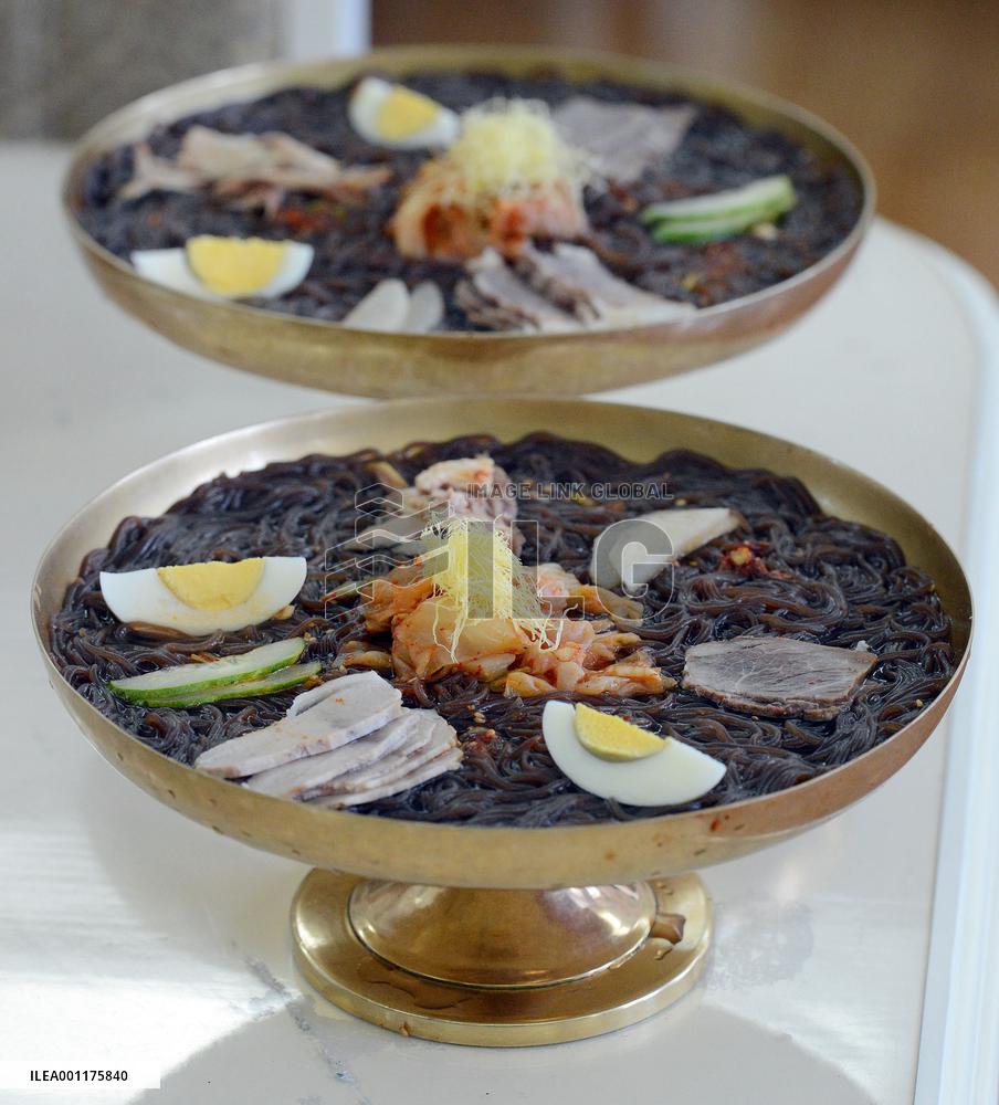 Popular noodle restaurant in Pyongyang