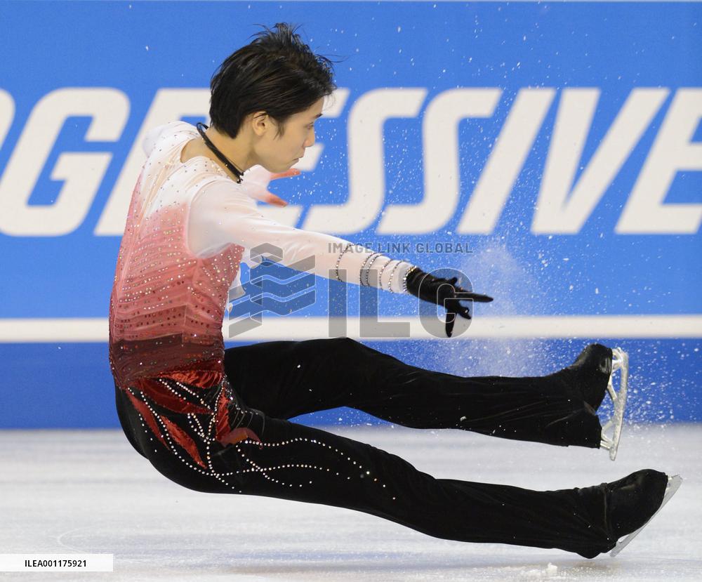 Hanyu 2nd at Skate America
