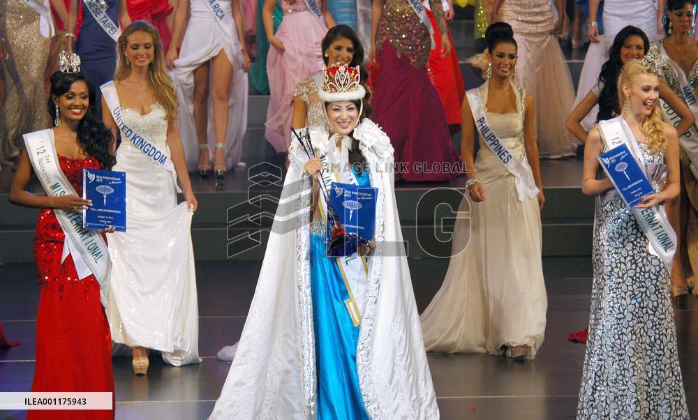 Japanese woman wins Miss International title