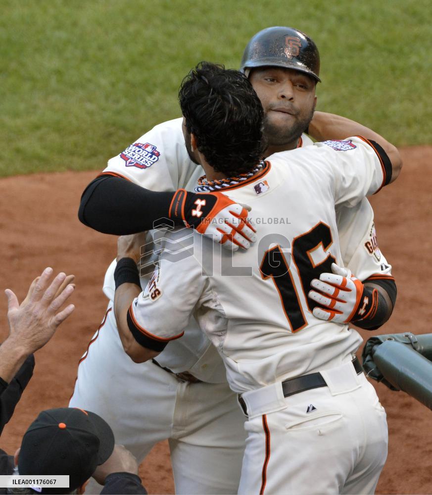 Giants beat Tigers in MLB World Series Game 1