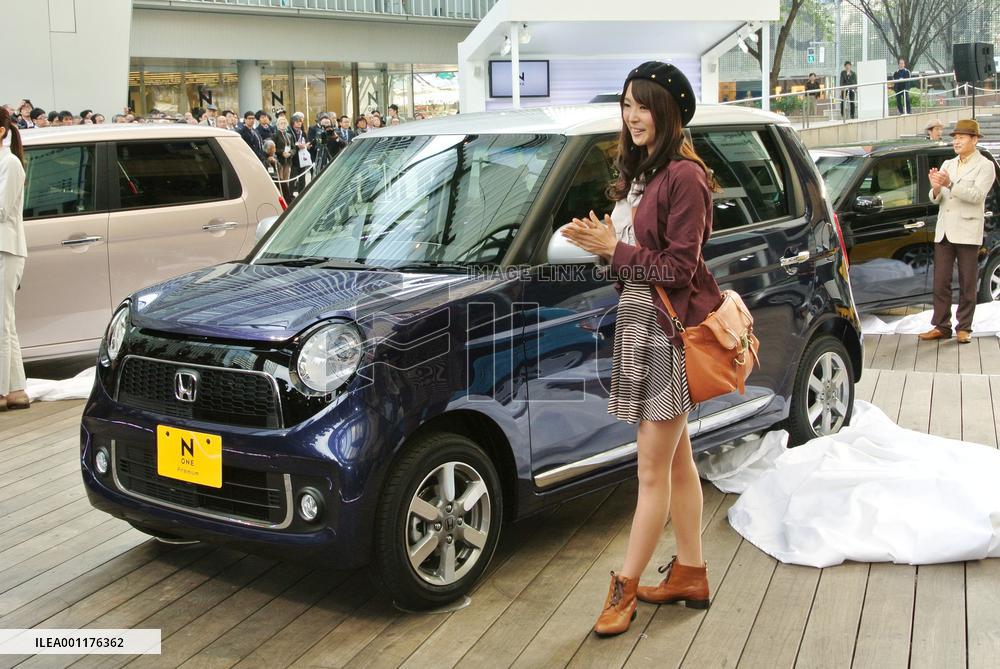 Honda's new N-ONE minivehicle