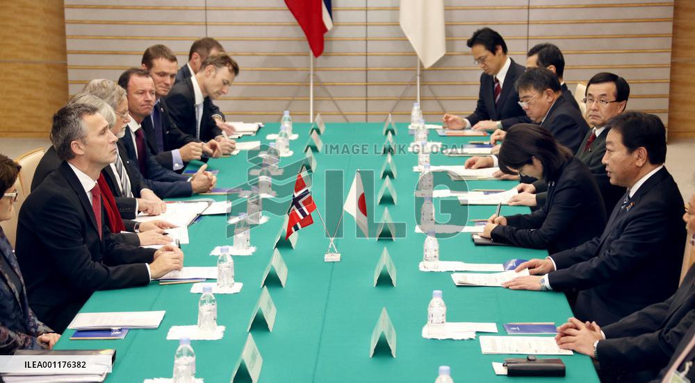 Norwegian PM in Japan