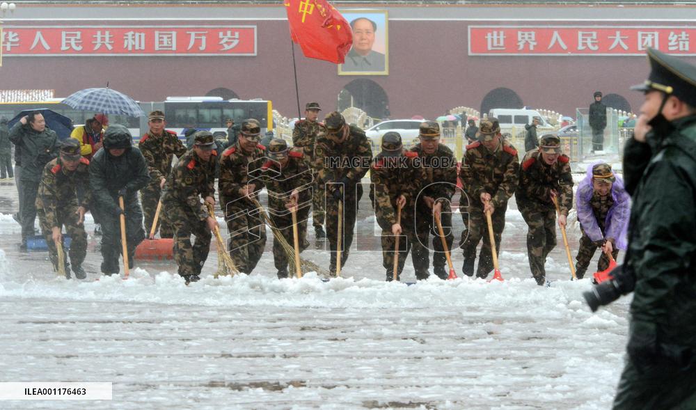 Snow in Beijing