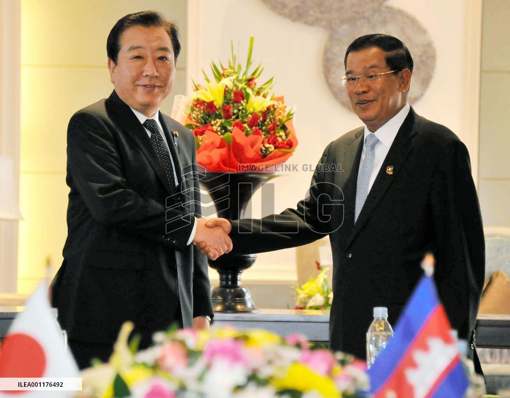 Japanese PM Noda in Laos