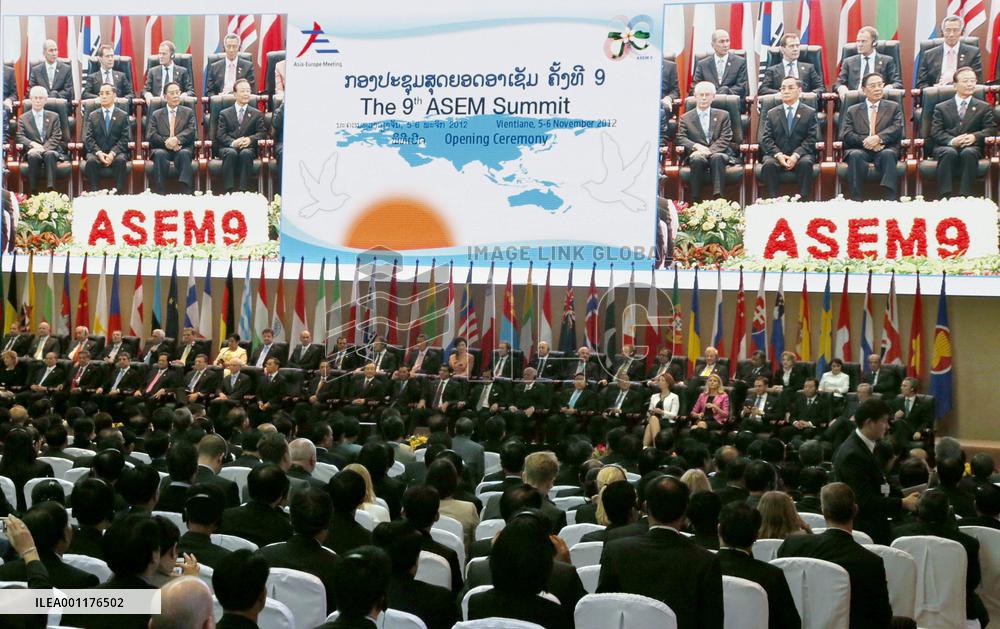 ASEM summit in Laos