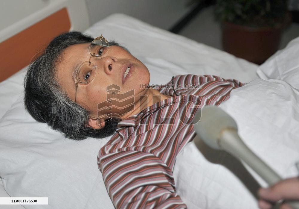 Japanese survivor sent to hospital in China