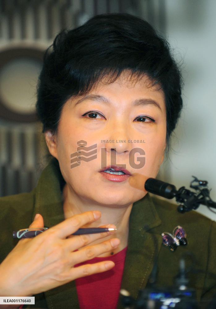 S. Korea presidential contender Park