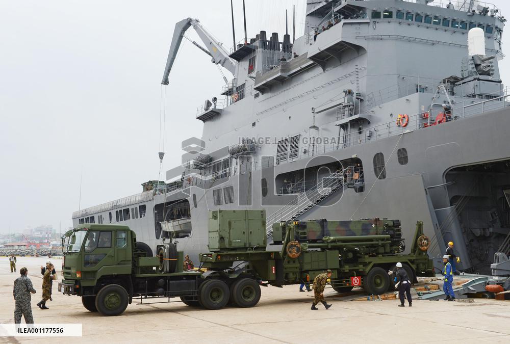 Japan deploys missile interceptors