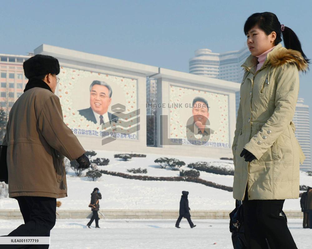 People in Pyongyang