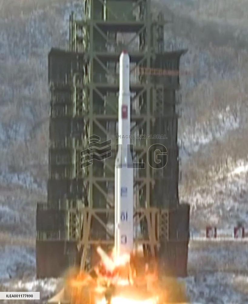 N. Korean rocket launch video