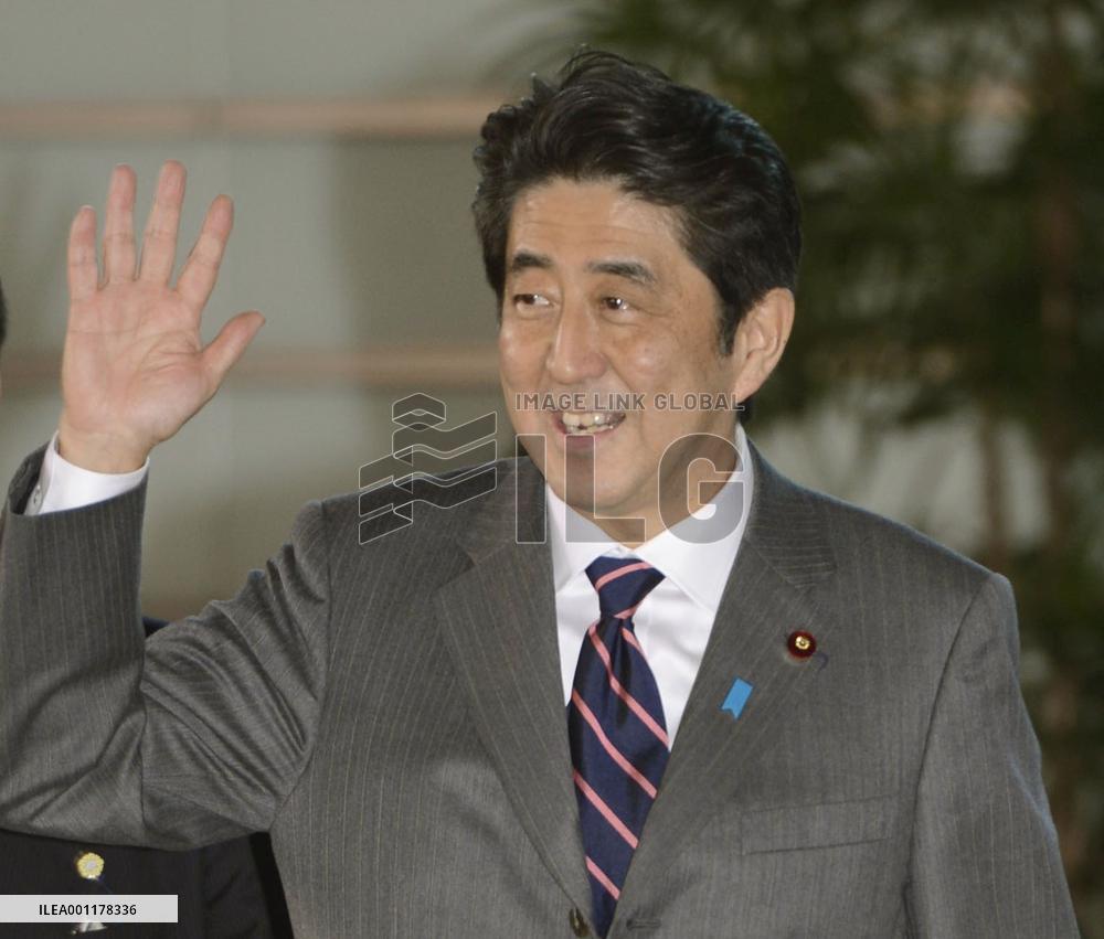 Abe elected as Japan's new premier