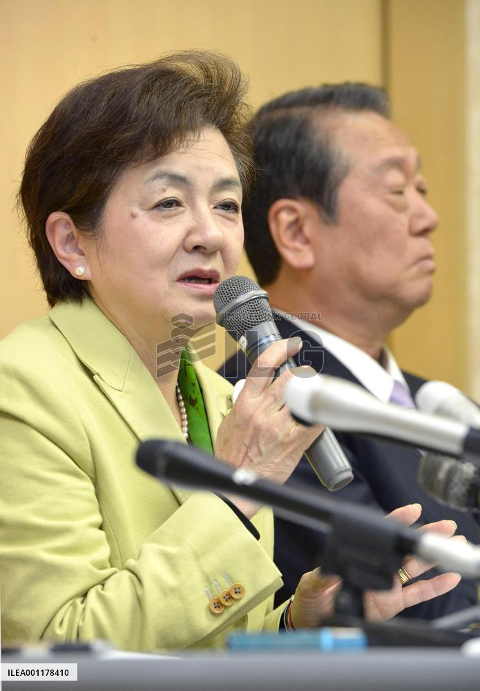 Shiga gov. announces split of antinuclear Tomorrow Party