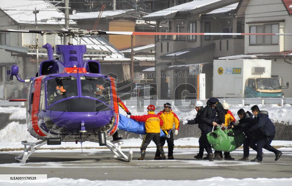 Search for climbers continues