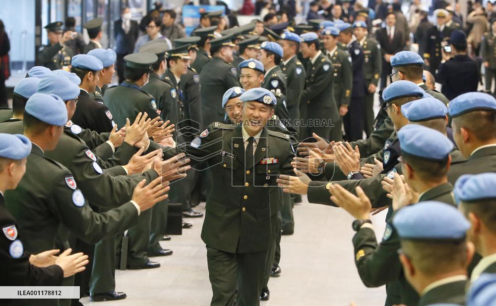 Golan team returns home
