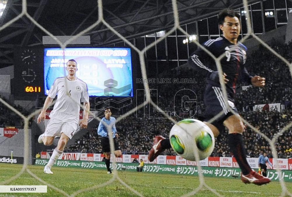 Japan defeat Latvia in World Cup warm-up