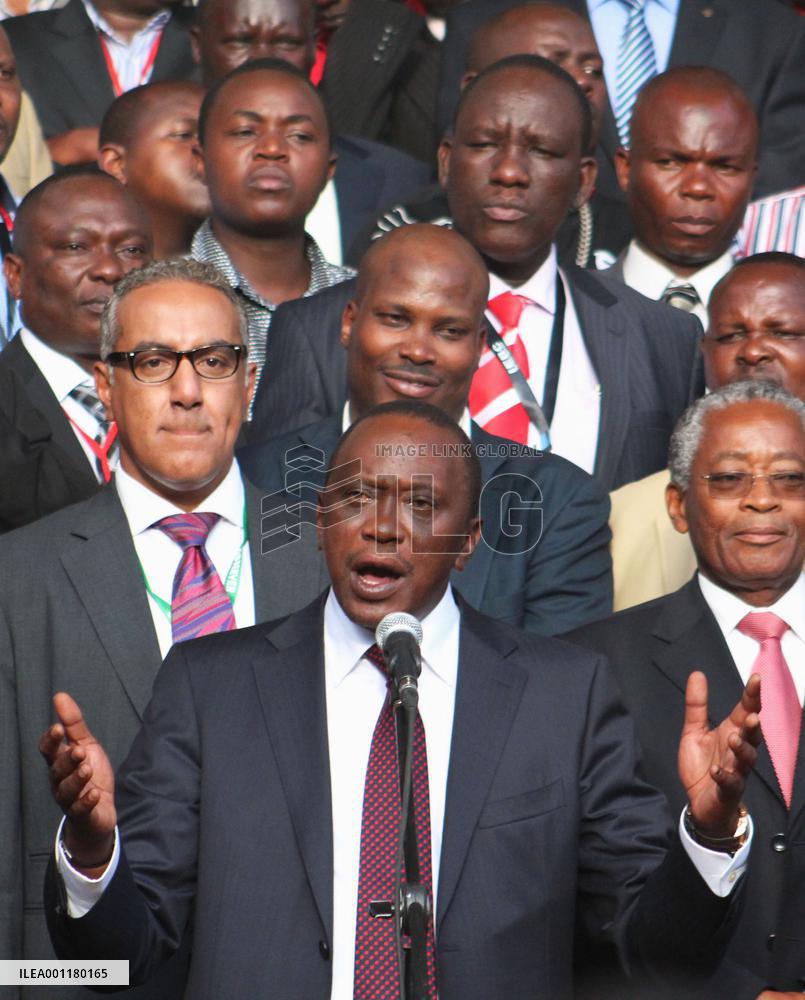 Kenya President-elect Kenyatta