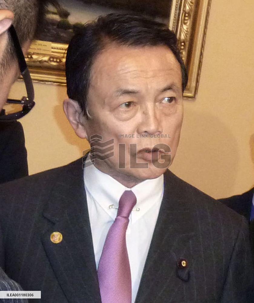 Aso at G-20 in Moscow