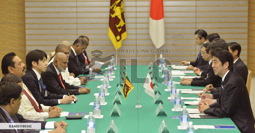 Sri Lankan president in Japan