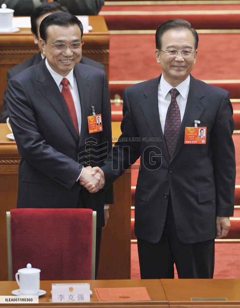 China's No. 2 leader Li elevated to premier