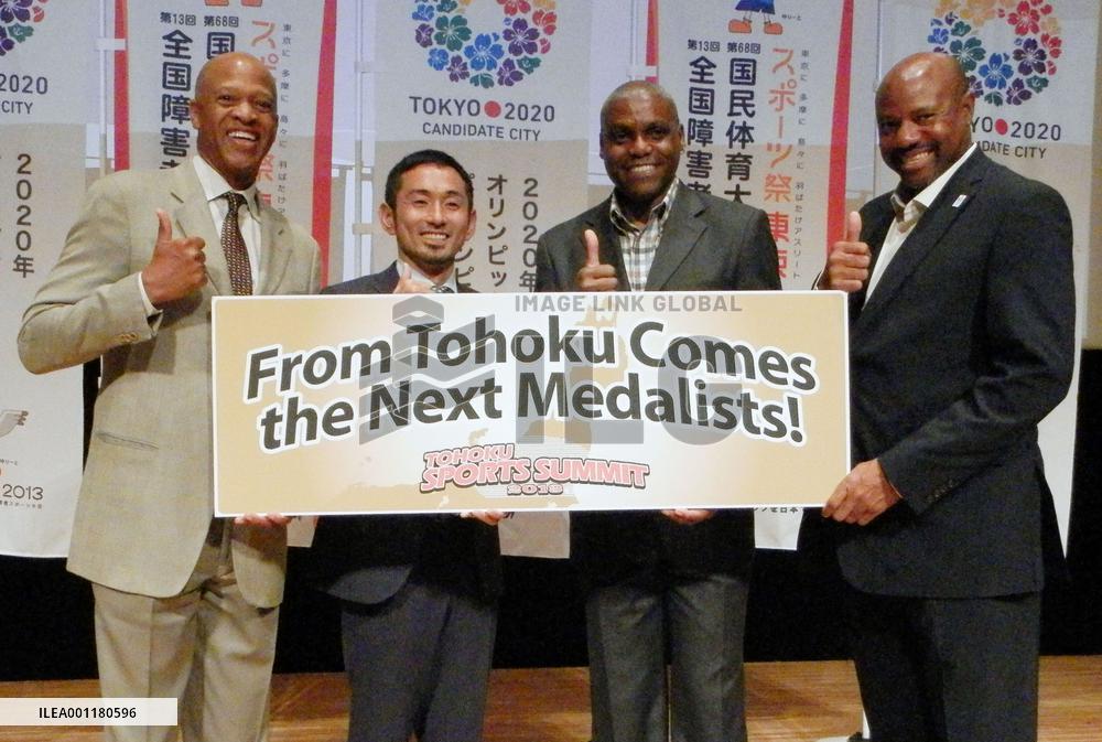 Athletics legends in Sendai