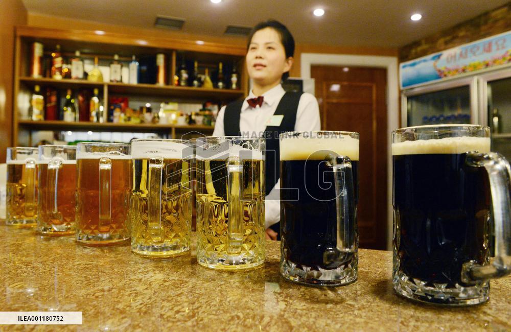 Beer house in Pyongyang