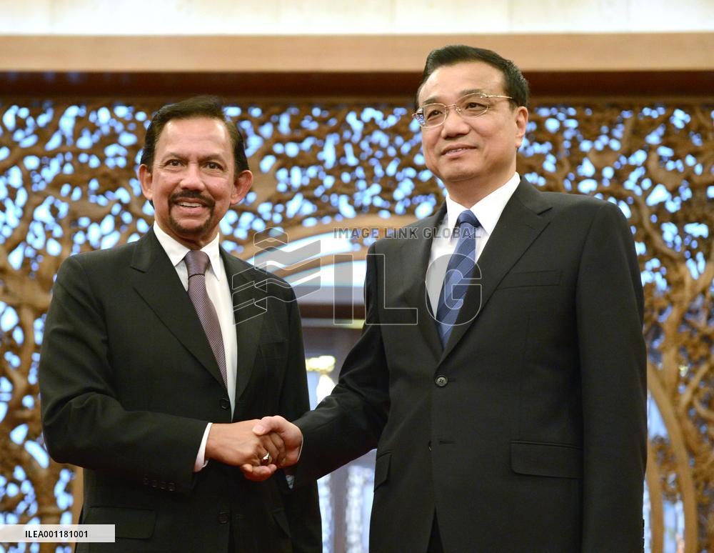 China, Brunei leaders meet