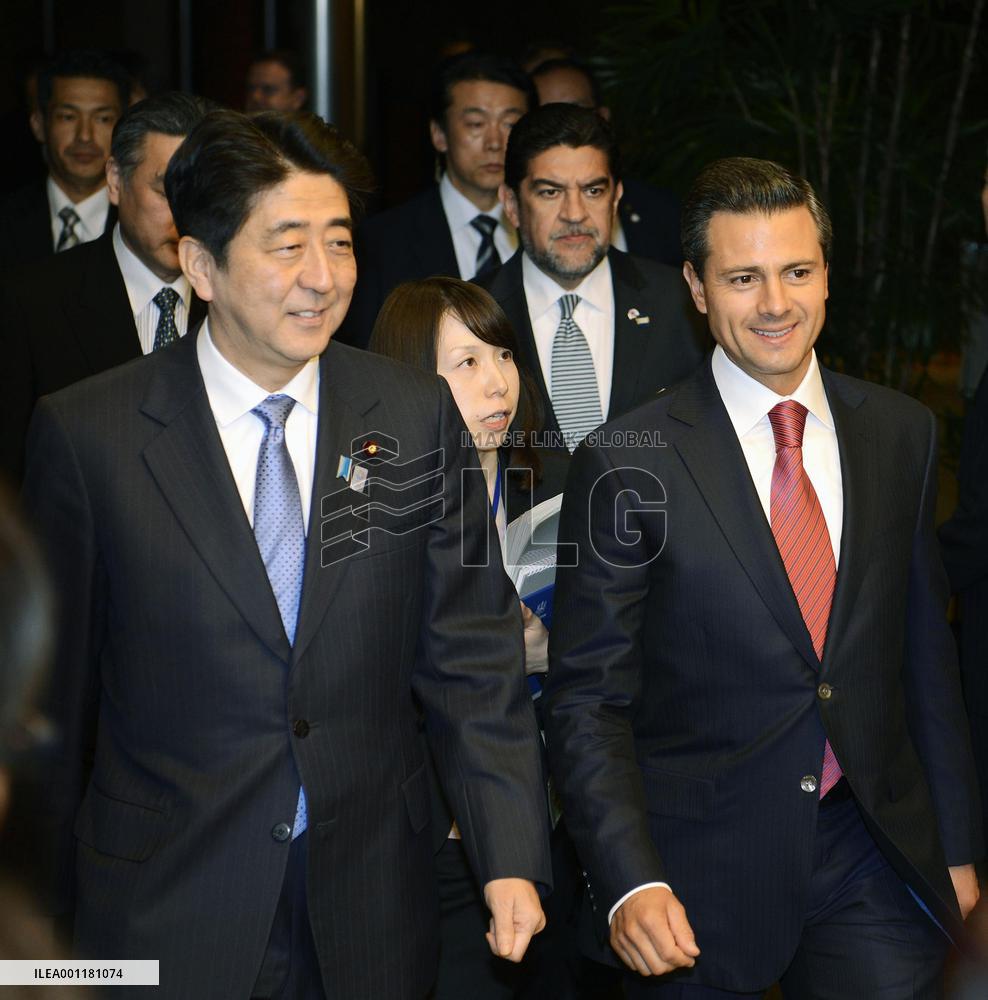 Mexican President Pena Nieto in Tokyo
